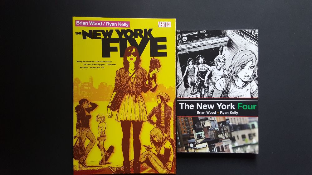 NEW YORK FOUR e NEW YORK FIVE - novelas gráficas Brian Wood/Ryan Kelly