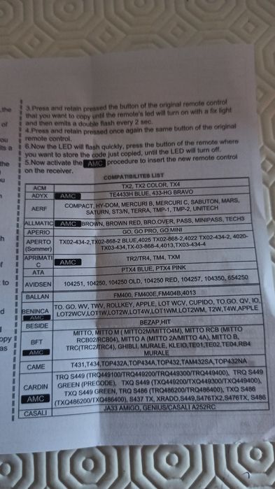 Garage Remote Control (Universal)64551747992194123