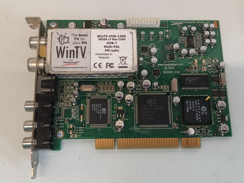 Karta PCI telewizyjna WinTV Hauppage \ sprawna \ zgrywanie VHS