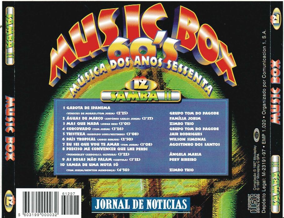 Music Box - Jornal de Notícias - 60's - Samba II - 1997
