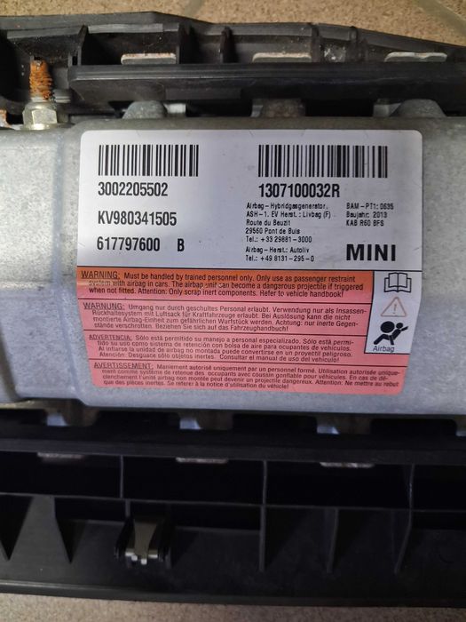 Poduszka airbag pasażera mini countryman r60