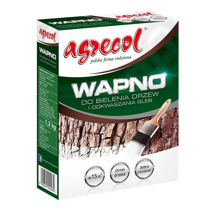 Wapno do bielenia drzew 1,2 kg AGRECOL