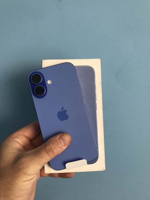 Apple iphone 16 128Gb Blue (Ultramarine) New Neverlock Фіз Сім