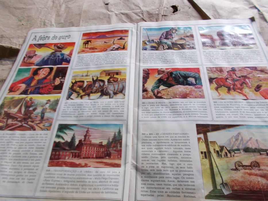 Conquista do  Oeste .250 cromos.