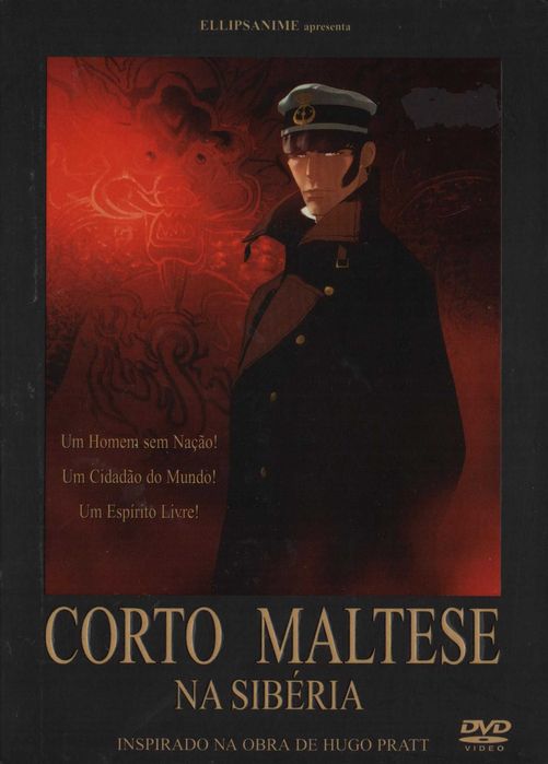 Dvd Corto Maltese Na Sibéria - drama/ animação - extras