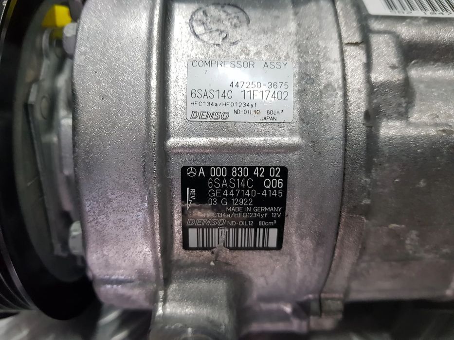 Compressor Ar condicionado Mercedes CLA W118 C118 Classe A B W177