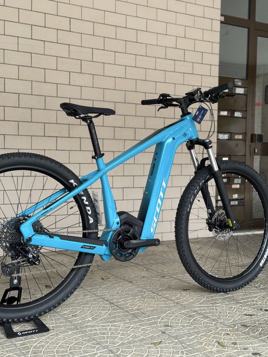 Bicicleta eletrica Scott Aspect eride 930 azul