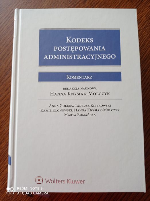 Kodeks postępowania administracyjnego. Komentarz