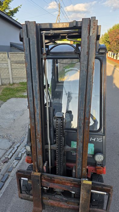 Linde h16 triplex wolnyskok przesuw 2003r