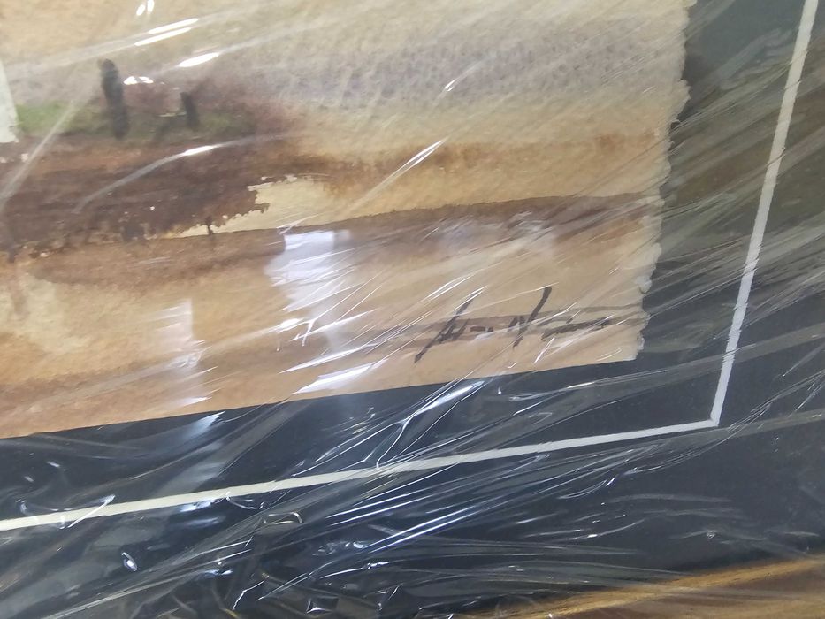 Aguarela sobre papel - A. Neves - Salina