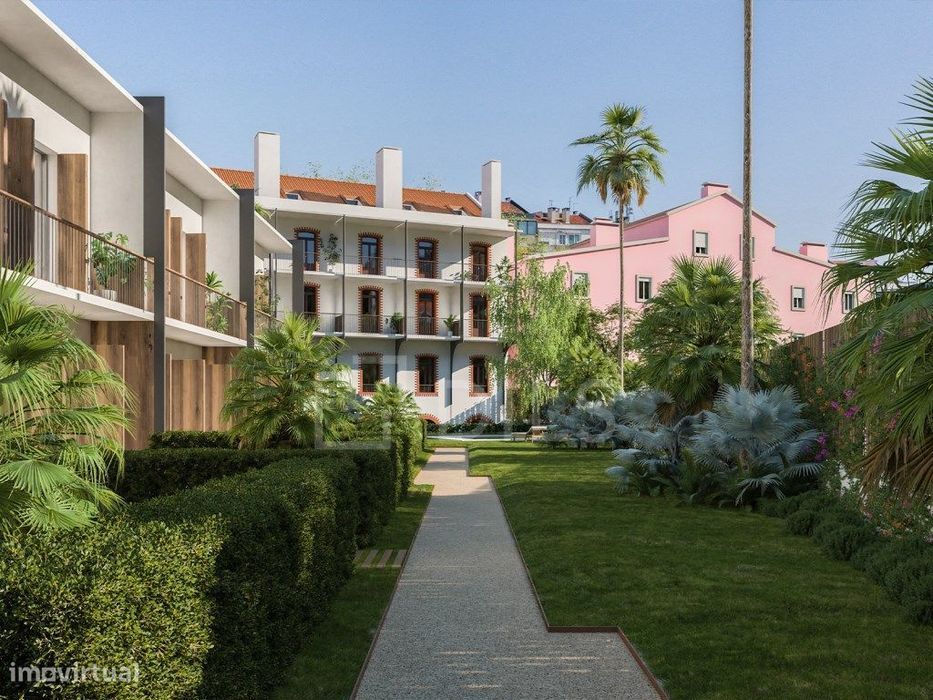 Apartamento T0 em Condomínio com Piscina e Jardim, em Lisboa