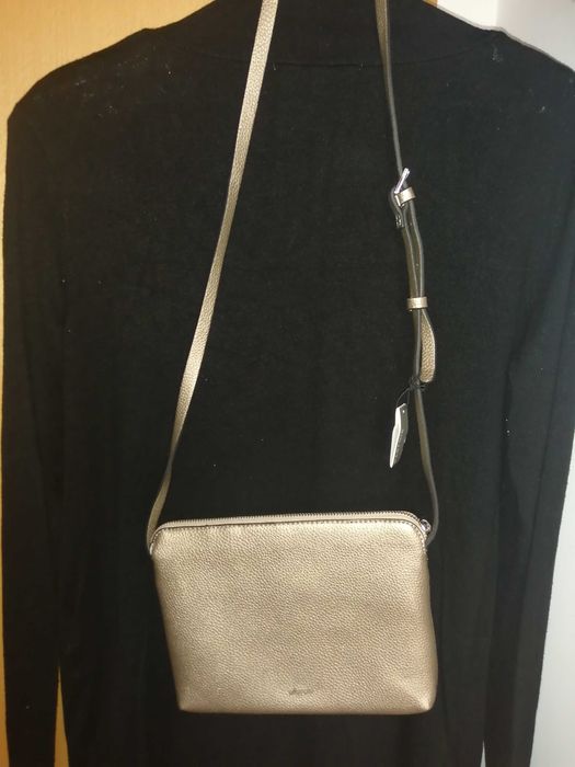 Small Bronze-Tone Shoulder Bag