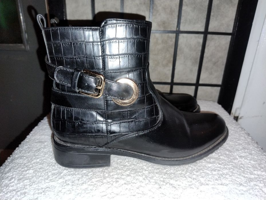 Buty botki skórzane rozmiar 40