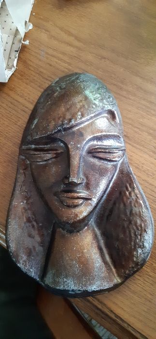 Leszek Dutka - sztuka PRL- maska kobiety