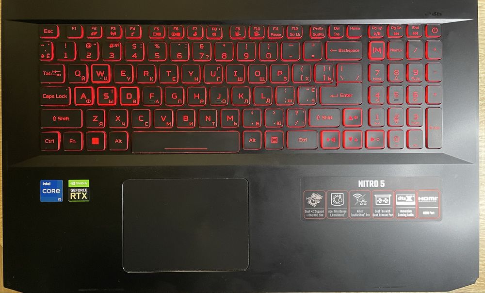 Acer Nitro 5 AN517-54 17.3" RTX-3050 (i5 11th Gen) 144Hz