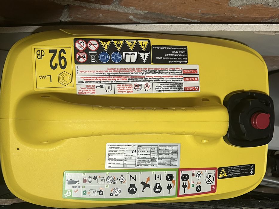 Agregat champion dual fuel benzyna+Lpg