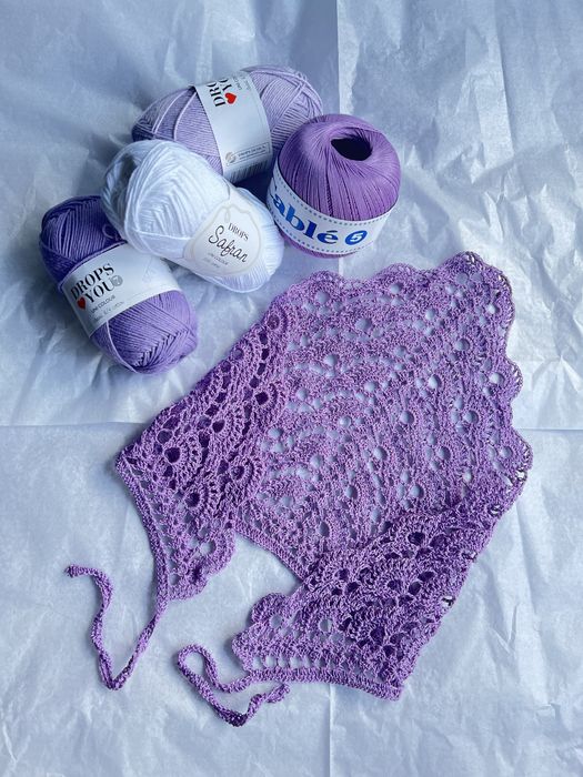 Chustka na głowę dla dziewczynki 1,5-3 lata