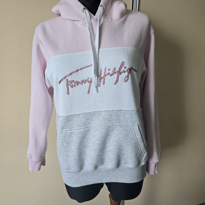 Bluza damska/młodzieżowa kangurka z kapturem Tommy Hilfiger  S