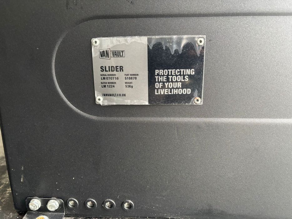 RARO Cofre anti roubo aço reforçado P/ carrinha C/gaveta deslizante