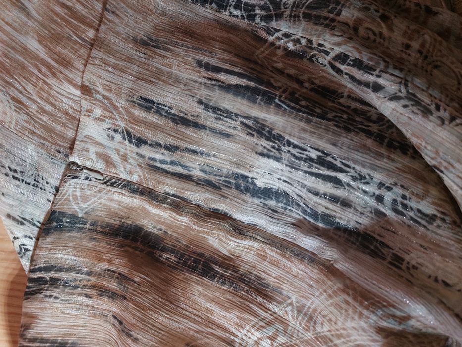 spódnica VINTAGE złoto-brązowa rozm. 48