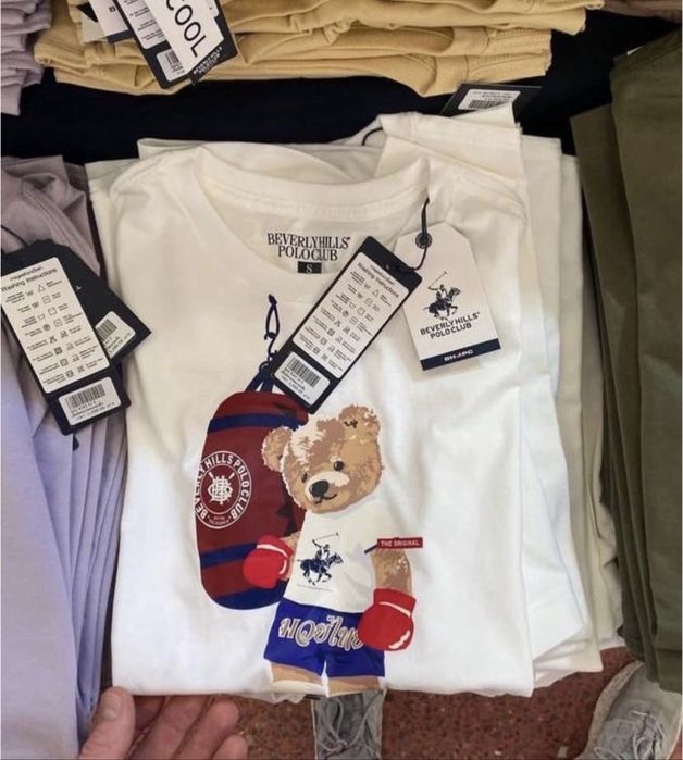 Футболка polo bear унісекс з ведмедем ralph lauren
