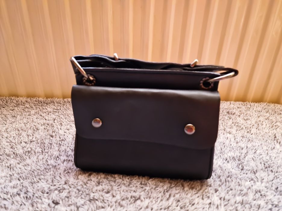 Torebka dwustronny kuferek czarny