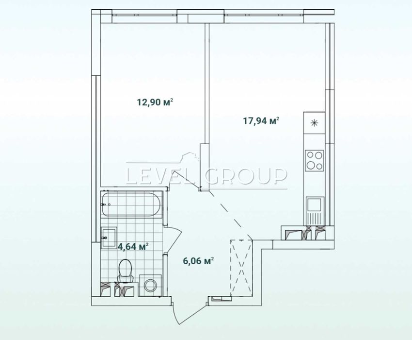 Продам 1к квартиру в ЖК комфорт класу Варшавський 3