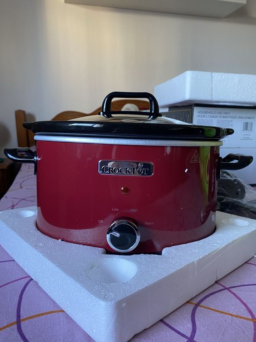 Panela Crockpot vermelha