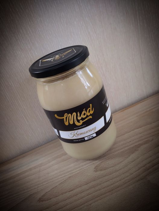 Miód kremowany wielokwiatowy naturalny prosto z rodzinnej pasieki