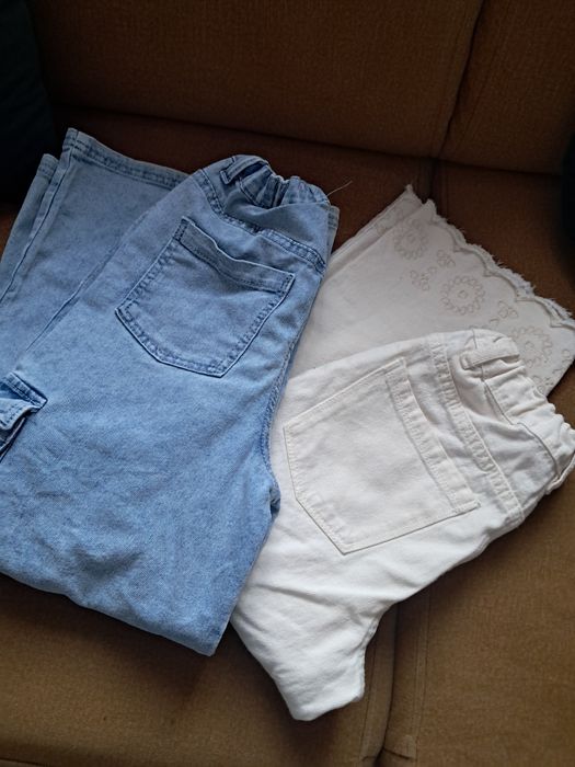 Spodnie jeans dziewczynka Sinsay