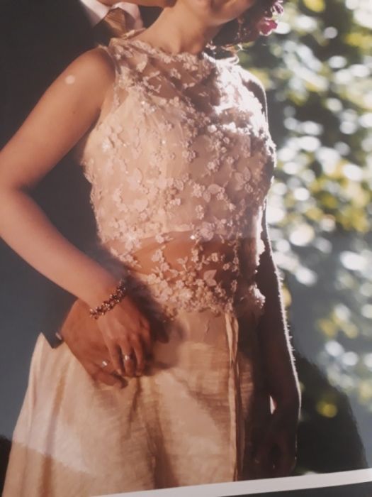 Suknia ślubna złota