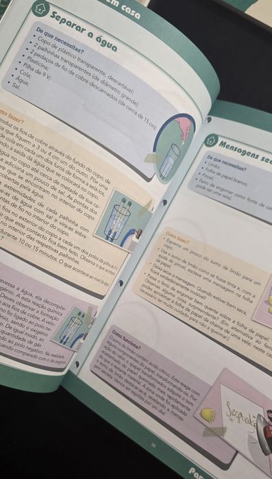 Para Descobrir 7 - FQ7⁰ ano - Cad. Atividades + Esperiências em Casa