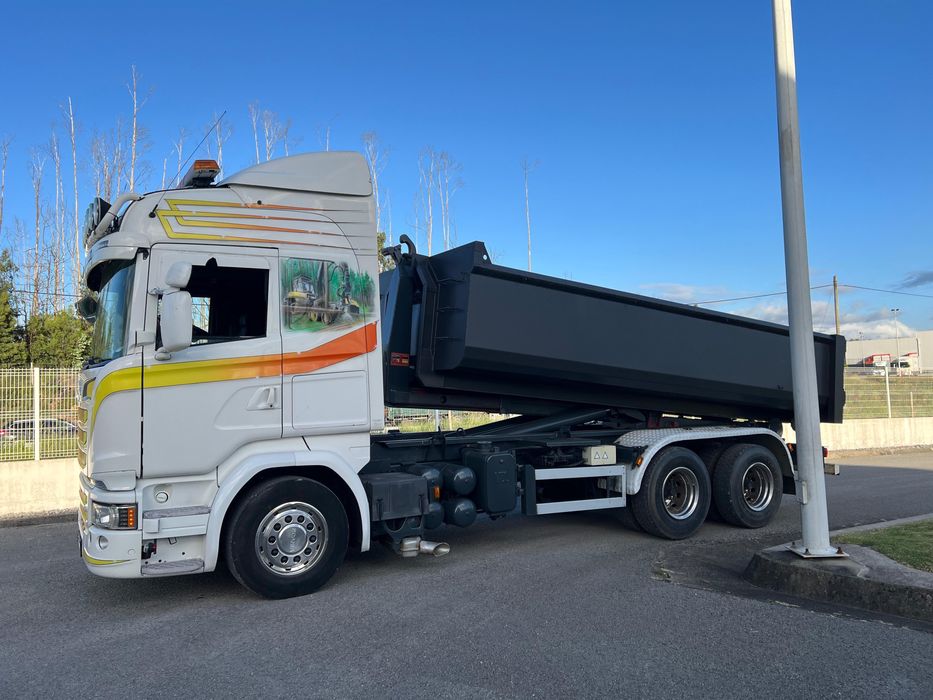 SCANIA R580 6x4 .2016 Gancho Contenedor