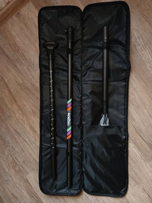 Карбонове весло з чеслом, для веслування на Сап борді