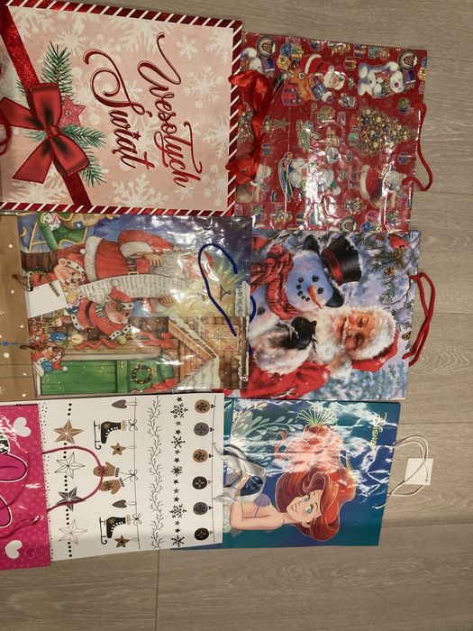 Torebki prezentowe duże 17 sztuk