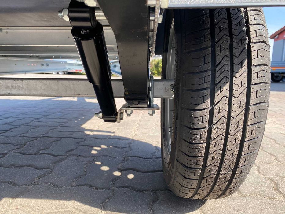 Przyczepka samochodowa RESOROWANA 230x126x40 Temared 2312R DMC:750