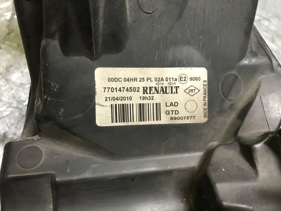 OTICA / FAROL XENON RENAULT LAGUNA II 01-05 - ESQUERDO