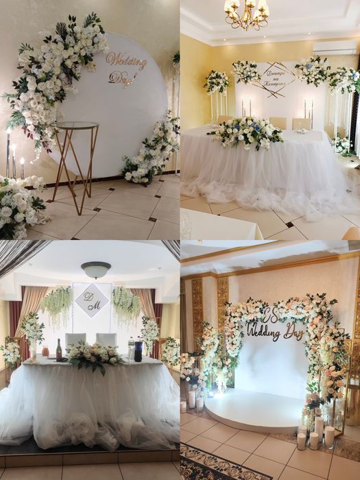 Фотозона на день рождения, оформление свадьбы, выпускной, крестины