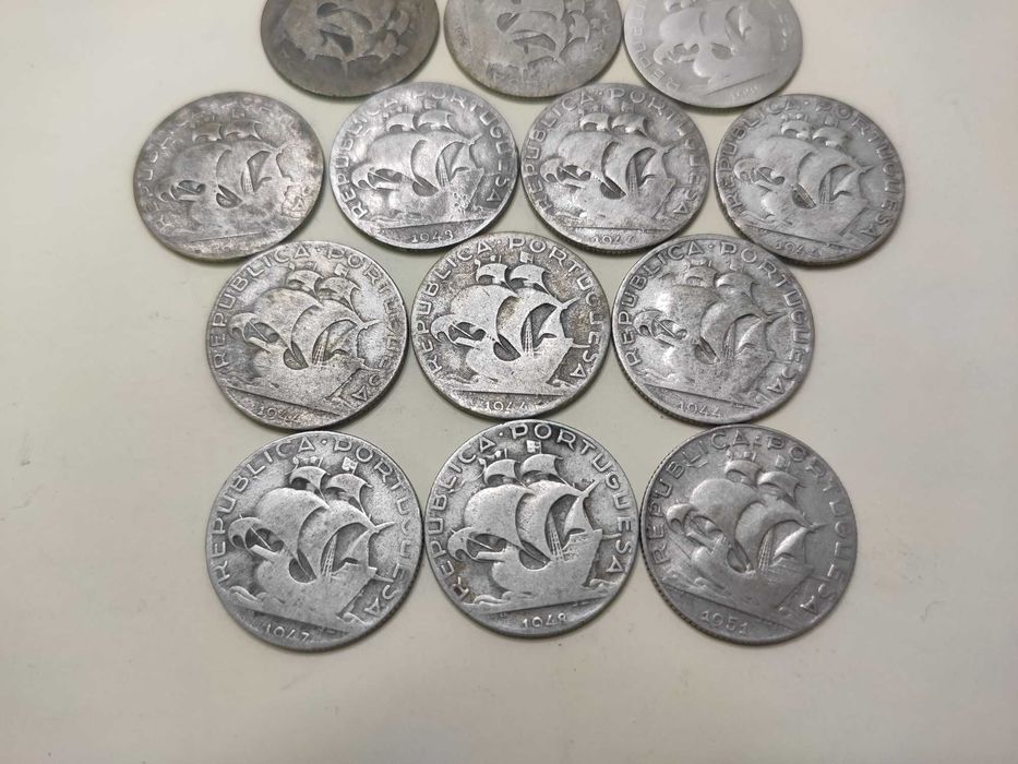 Conjunto 13 Moedas de 2.5$ - 1932 + 1943 + 1944 + 1947 + 1948 + 1951