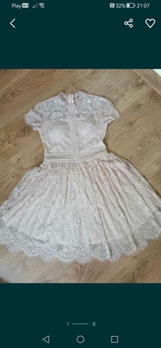 Dwie sukienki soky & soka plus torebka brokatowa