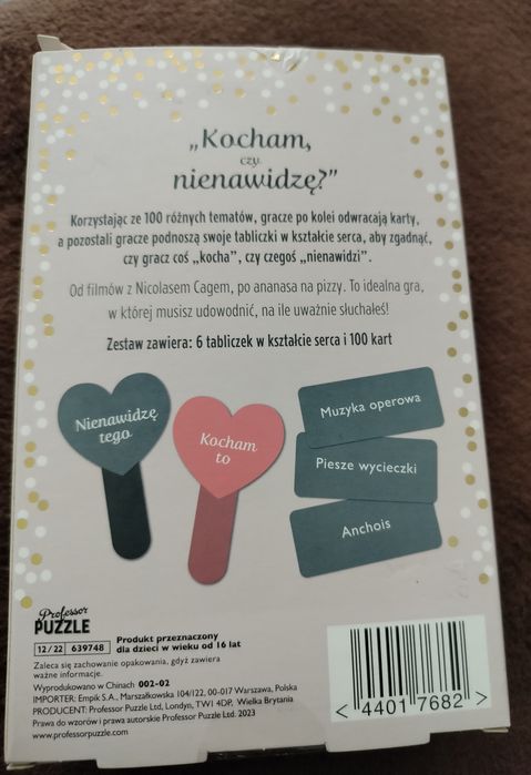 Gra kocham czy nienawidzę