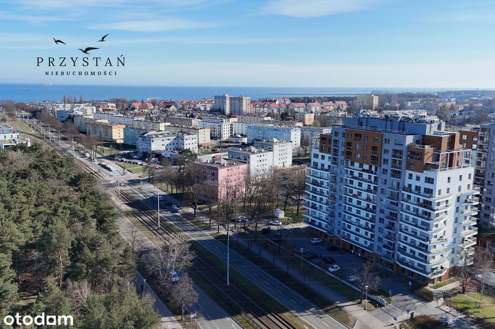 Widok na morze i Park Reagana | 23% VAT | Atal | Taras 21 m2 | Brzeźno