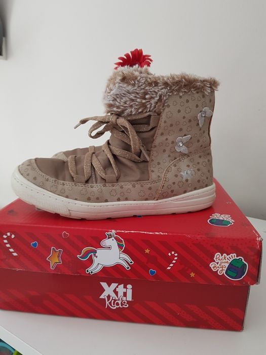 Buty przejściowe jesienne kozaki zimowe Xti 34