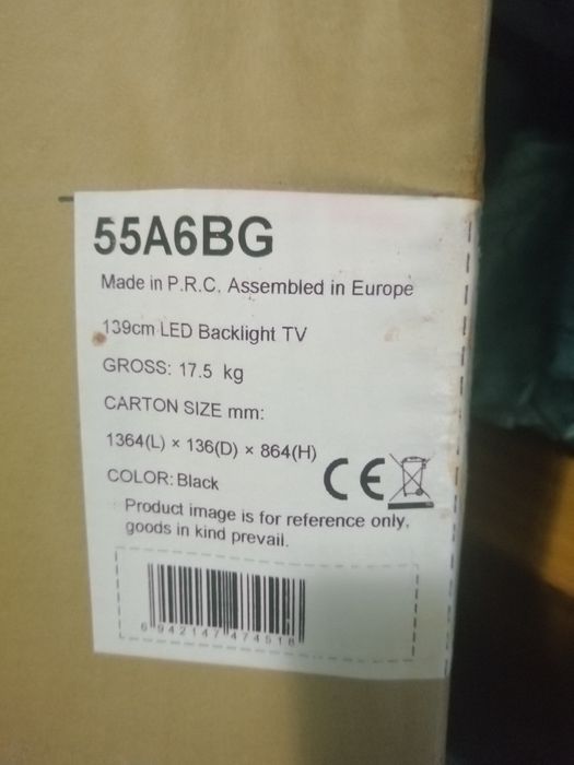 Smart Tv HISENSE A6  55 POLEGADAS