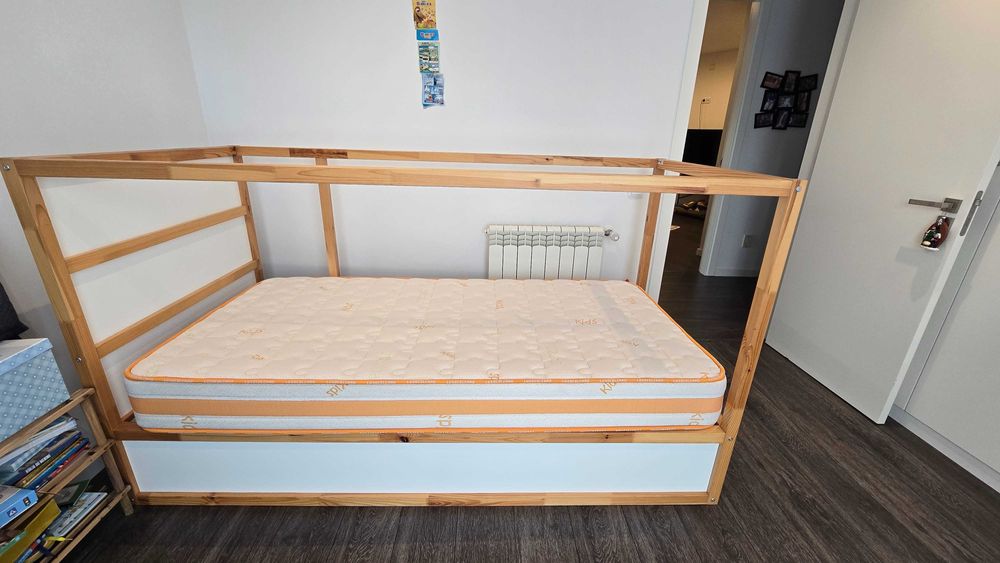 Cama Infantil Ikea Kura + Colchão