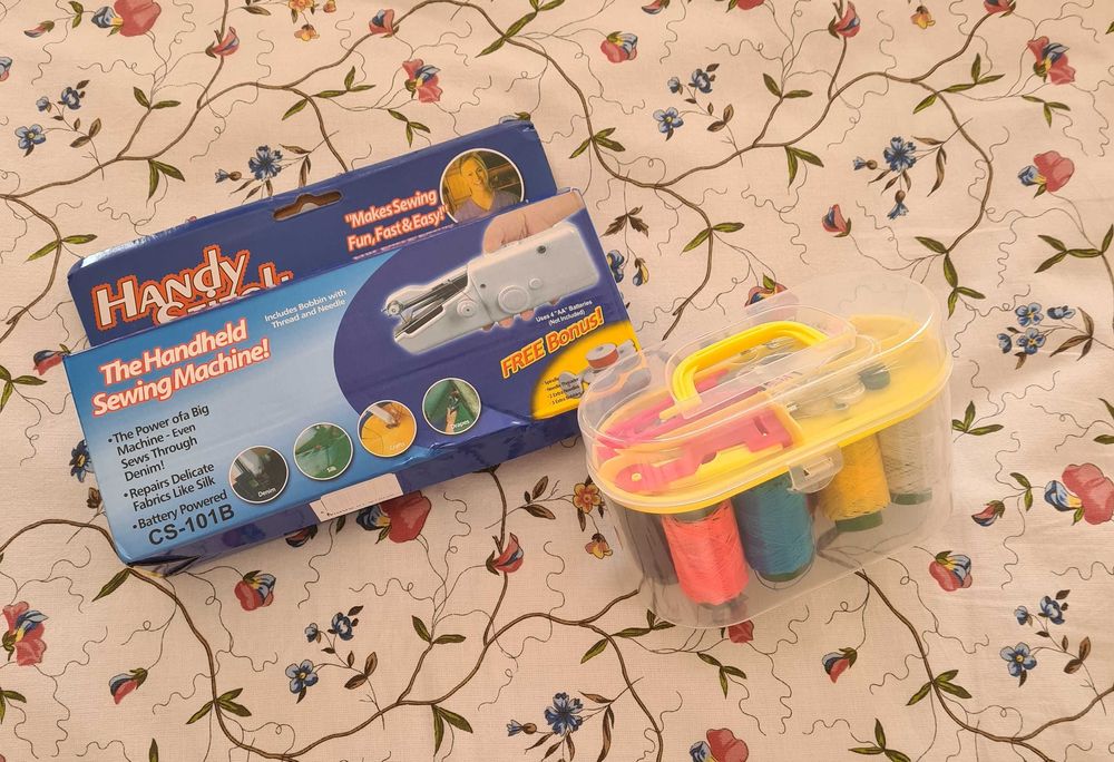 Maquina de Costura Manual Elétrica sem Fios Leve e Prática