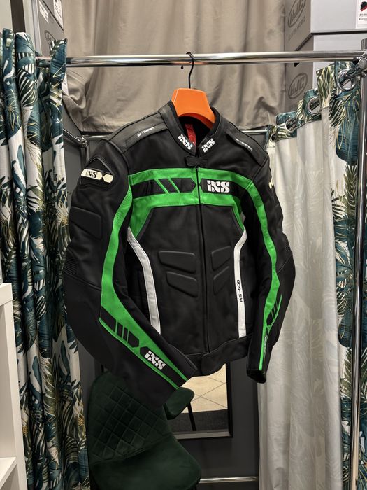Kurtka motocyklowa skórzana sport sportowa kawasaki IXS RS 600 roz 52