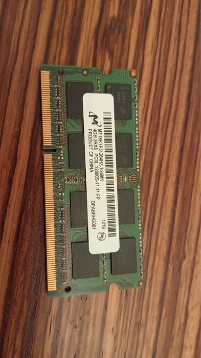 módulo Micron 4GB DDR3L SO-DIMM