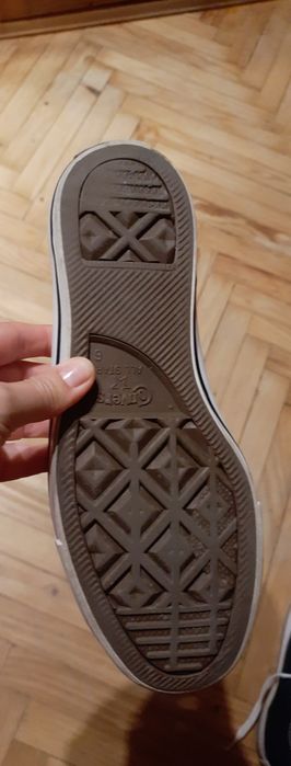 Converse 39  skórzane trampki szare