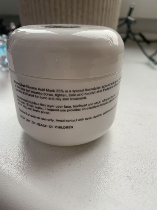 Mene & Moy Przeciwtrądzikowa  maska ​​z salonu peeling